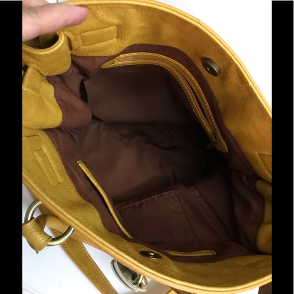 Beautiful Yellow Large Purse NWOT - Picture 8 of 14